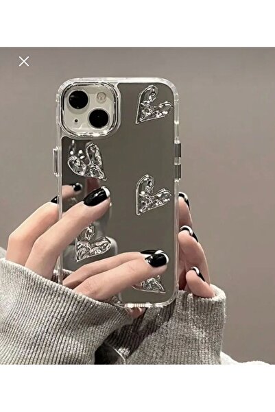 Genel Markalar Iphone 11 Uyumlu Premium Aynalı Kalpli Kılıf
