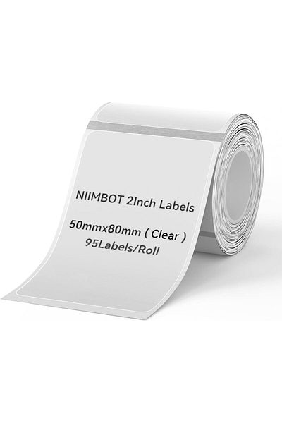 erorex Labels For B1 B21 B3S Label Maker 50 X 80 Mm 1.97 Inch X 3.15 Inch 95 Tapes Roll Thermal Label Tape