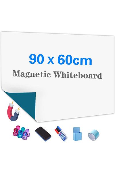 erorex Self Adhesive Magnetic Whiteboard Paper Whiteboard Film Stick On Wall For School Home Office