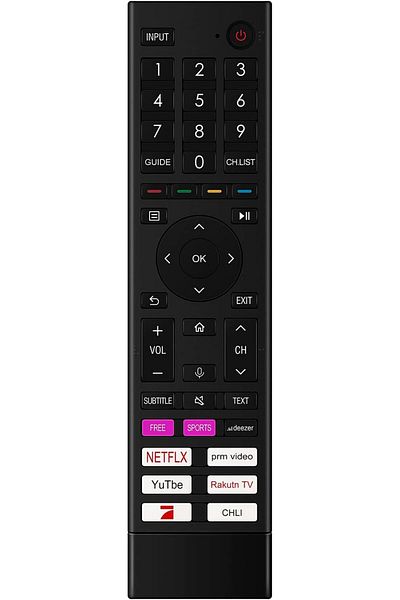 erorex Erf3I80H Voice Replaced Remote Control Fit For Hisense Smart Tv 55A6Gg 75A6Gg 65A6Gg 70A6Gg 43A6Gg