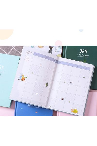 erorex 365 Days Daily Weekly Monthly Planner One Page Per Day A5 Small Personal Pocket Diary Hard Cover