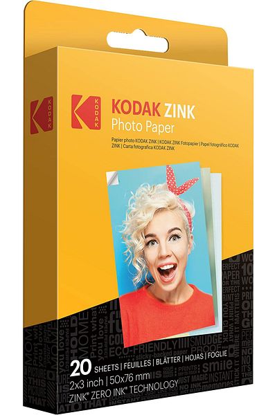 erorex 2ʺX3ʺ Premium Zink Photo Paper 20 Sheets Compatible With Smile And Printomatic Not With Mini Shot