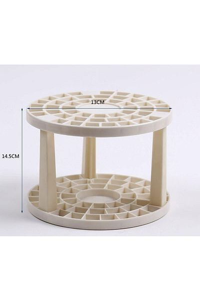 erorex 49 Holes Paint Brush Holder Stand Artist Paint And Makeup Brushes Holder For Pens Pencils Or Small