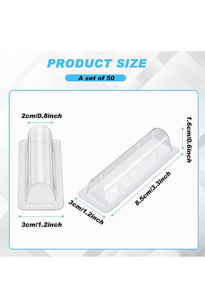 erorex Diy Money Card Holder Clear Cash Pouch Plastic Cards Domes Transparent Lip Balm Window Holder For
