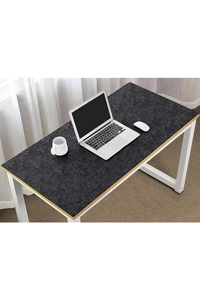 erorex Anti Static Extended Mouse Mat Felt Desk Pad Protector 3Mm Thick Anti Slip Gaming Writing Mat For