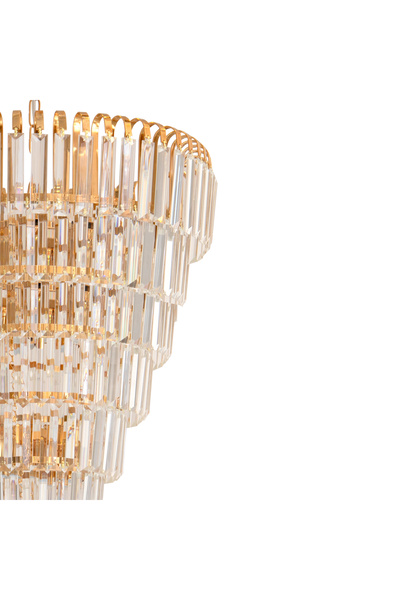 Çakır Aydınlatma ŞELALE 60 LIK 7 KATLI 6 LI GOLD SARI SARKIT AVİZE