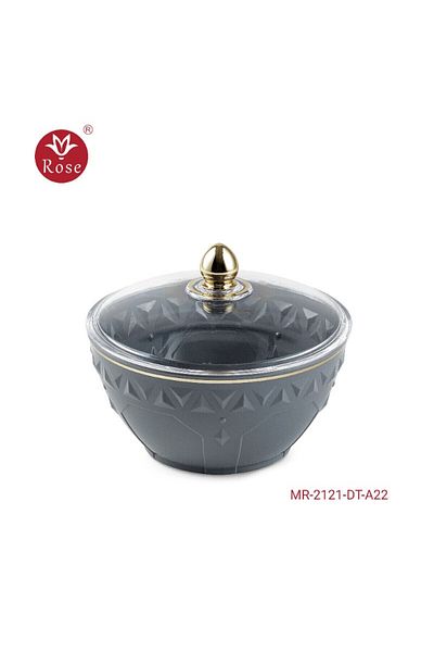 Rose 2121 Date bowl with rose lid (7*14) cm
