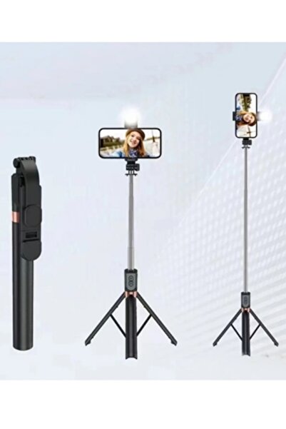 gaman K9 Masaüstü Tripod Yüksekliği Ayarlanabilir Işıklı Kumandalı Selfie-You...