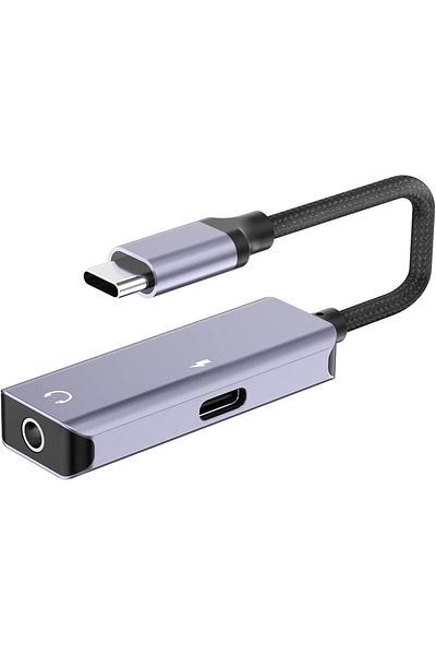 erorex In 1 Lightning Audio & Charging Adapter 3.5Mm Headphone Jack & Charger Splitter For Iphone 14 13 12
