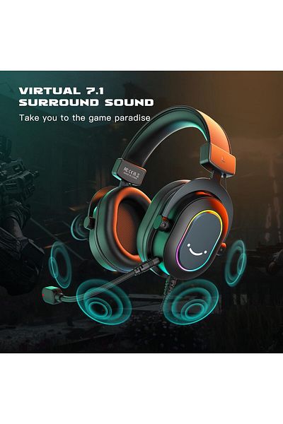 erorex New Launch Trueno U20 Bluetooth V5.4 Over Ear Headphones With Mic Hybrid Anc Spatial Audio &Head