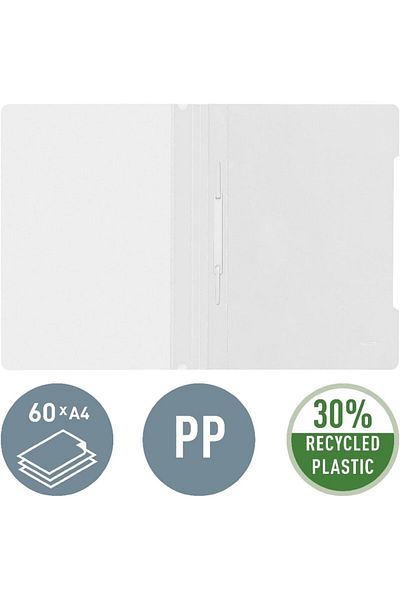 erorex Esselte Standard Conference File A4 Full Length Title Strip Pvc Grey