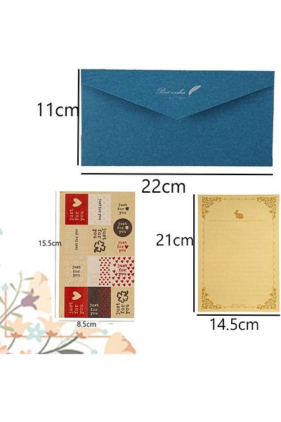 erorex 10Pcs Vintage Paper Envelopes Hot Stamping Envelope Kraft Paper Envelopes Invitation Envelopes