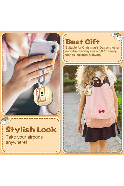 erorex 3D Cute Cat Silicone Case For Samsung For Galaxy Buds 3 3 Pro Earphone Protective Cover Soft Tpu