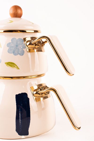 EMAYlab Bloom Enameled Teapot