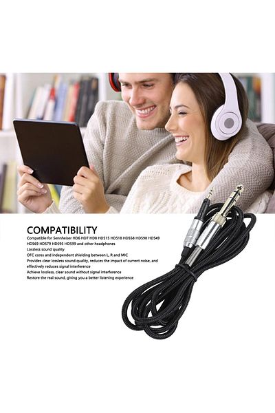 erorex Headphone Sound Cable Replacement Compatible For Arctis 3 Arctis 5 Arctis 7 Arctis Pro Arctis Prime