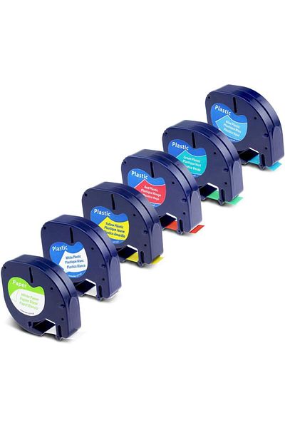 erorex Compatible Label Tape Replacement For Dymo Letratag Refills Paper Plastic Label Tape 91330 91331