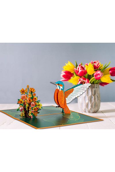 erorex Pop Up Card For Valentine'S Day Hummingbird Card Spring Card