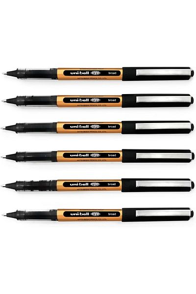 erorex 148098 Schwarz Eye Broad 1.0Mm Roller Pen Bk Black