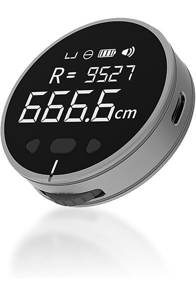 erorex Small Q Electronic Ruler Compact Design 99M Max Range Measures Flat Curved And Cylindrical Surfaces