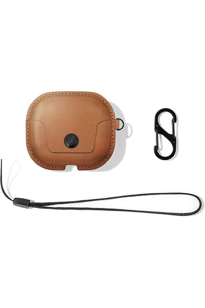 erorex Airsnap Pro Leather Protective Case Cover With Loss Prevention Clip And Optional Carry Strap For