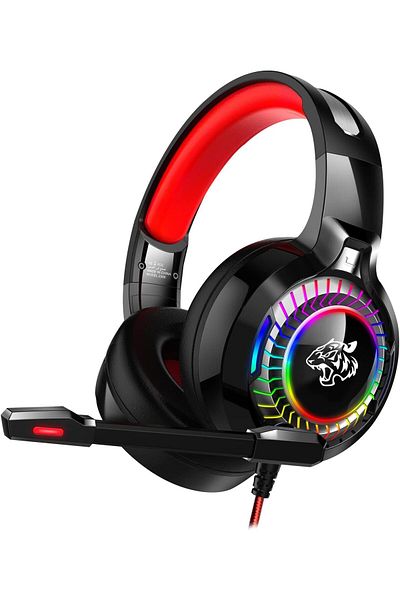 erorex K5 Gaming Headset With Mic And Noise Canceling Gaming Headphone With Led Light For Mobile Phone