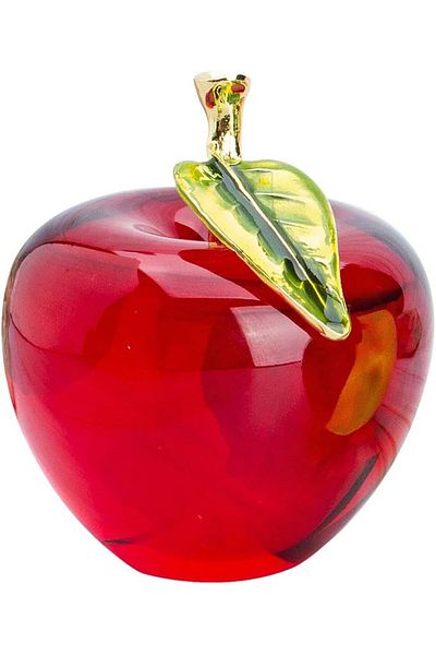 erorex Red H And D Glaze Crystal Paperweight Craft Decoration Red