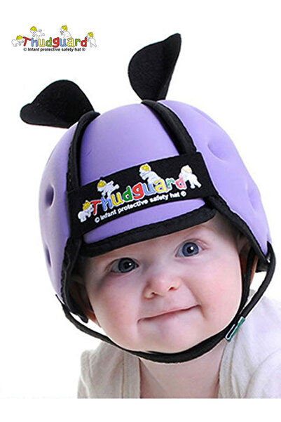 sare ithalat Thudguard Bebek Kaskı Kafa Koruyucu Lila