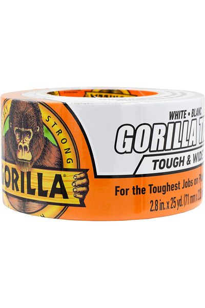 erorex Tough And Wide Duct Tape 2.88 Inch X 25 Yd White Pack Of 1