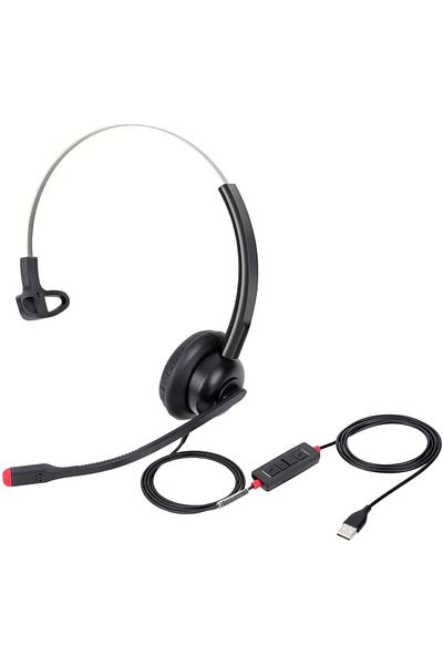 erorex Wired Headphones With Microphone Cat Ear Gaming Cute Headset 3D Surround Sound 360° Noise Canceling