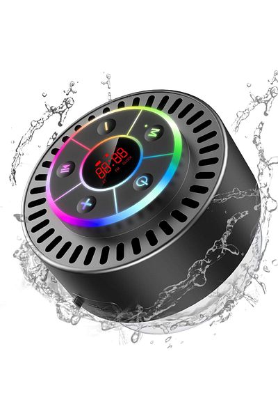 erorex مكبر صوت لاسلكي بتقنية التوصيل العظمي، صغير الحجم، محمول، صوت ستيريو عالي، مزود بميكروفون مدمج، صندوق صوت