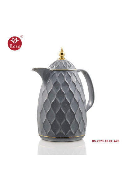 Rose ترمس روز 2323 لتر قهوة رمادي (1000) مل