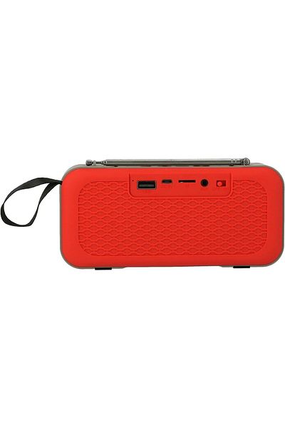 erorex مكبر صوت لاسلكي محمول قوي مع باس قوي ومكبر صوت بلوتوث 5.0 مع ضوء Bt Call USB Tf Fm Aux Top