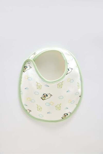 Atelier Babbi 100% Cotton Newborn Bib & Hat Set - Picnic