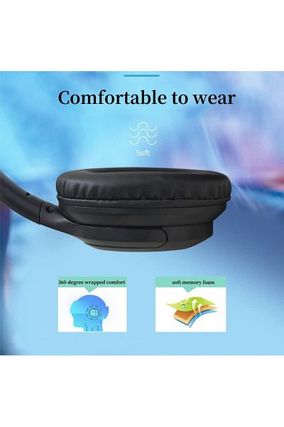 erorex Cat Ear Kids Headphones Foldable Kids Bluetooth Headset Kids Over Ear Wireless Headphones With Mic