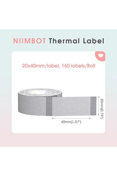 erorex D101 Labels 0.79 Inch X 1.57 Inch 20X40Mm Thermal Sticker Label Waterproof Oil Proof And Tear Proof