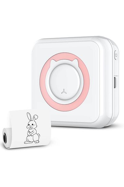 erorex Mini Pocket Sticker Printer Bluetooth Wireless Portable Mobile Printer Machine Thermal Printer For
