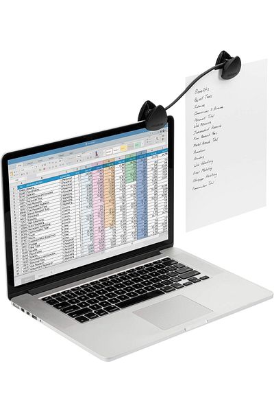 erorex Flex Clip Copyholder K62081Bf Black