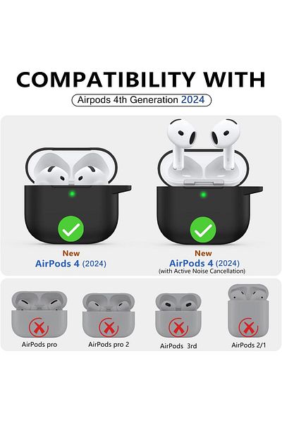 erorex Case For New Bose Quietcomfort Earbuds Ii Ultra Silicone Shockproof Protective Cover With Carabiner