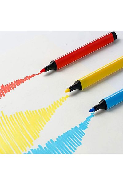 erorex Triangle Shape Washable Coloring Pens Felt Tip For Kids Coloring Book Doodling Graffiti Easy To