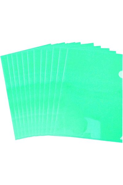 erorex A4 Plastic File 12 Pieces Green