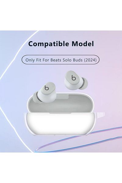 erorex جراب شفاف من مادة TPU متوافق مع جراب Samsung Galaxy Buds 3 جراب Galaxy Buds 3 Pro مع قفل أمان