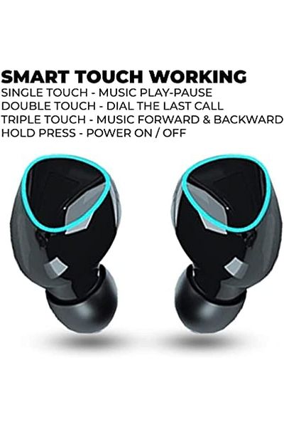 erorex Airbuds 3Rd Generation Wireless Headset Tws With Silicone Case And Hanging Rope Ip H950 True Connect