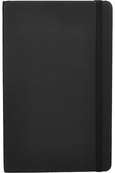 erorex Classic Grid Notebook Graph Ruled 240 Pages Black Hardcover