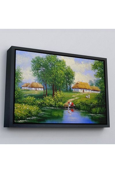 Harita Sepeti Rama aurie umplerea cu apa din râu Vedere pictura in ulei pentru femeie Pictura decorativa pe pânză