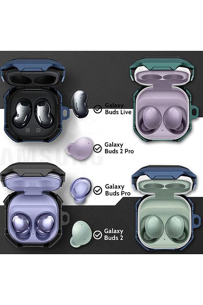 erorex Armor Case Cover For Samsung Galaxy Buds 2 Pro Case 2022 Galaxy Buds Pro Case 2021 Galaxy Buds 2