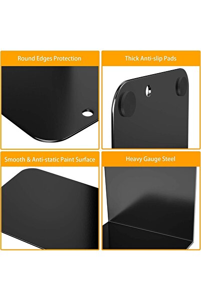 erorex Book Ends Bookends For Shelves Premium Book Ends For Heavy Books Metal Book Shelf Holder Home