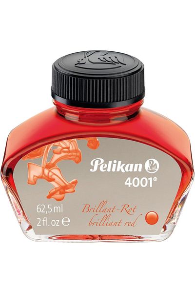 erorex 4001 Bottled Ink For Fountain Pens Brilliant Red 62.5Ml 1 Each 329169