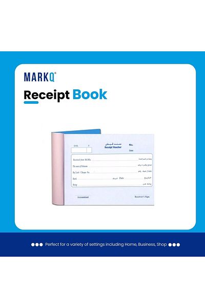erorex Receipt Book 50 Pieces Set 12.5 X 10 Cm Size