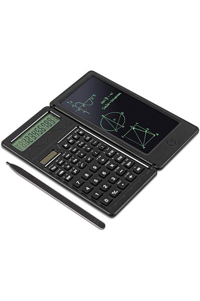 erorex Scientific Calculator 10 Digit Calculator With Erasable Writing Tablet Foldable Financial
