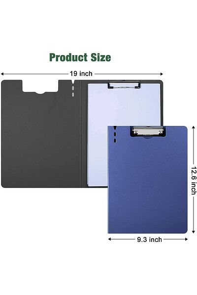 erorex Office File Folder Clipboard Classic Clipboards Plastic Clip Board A4 Folding Document Folder Pp